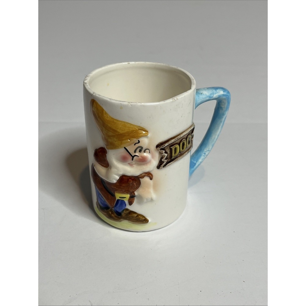 Vintage 1960's Walt Disney Productions Snow White & The Seven Dwarfs Doc Mug